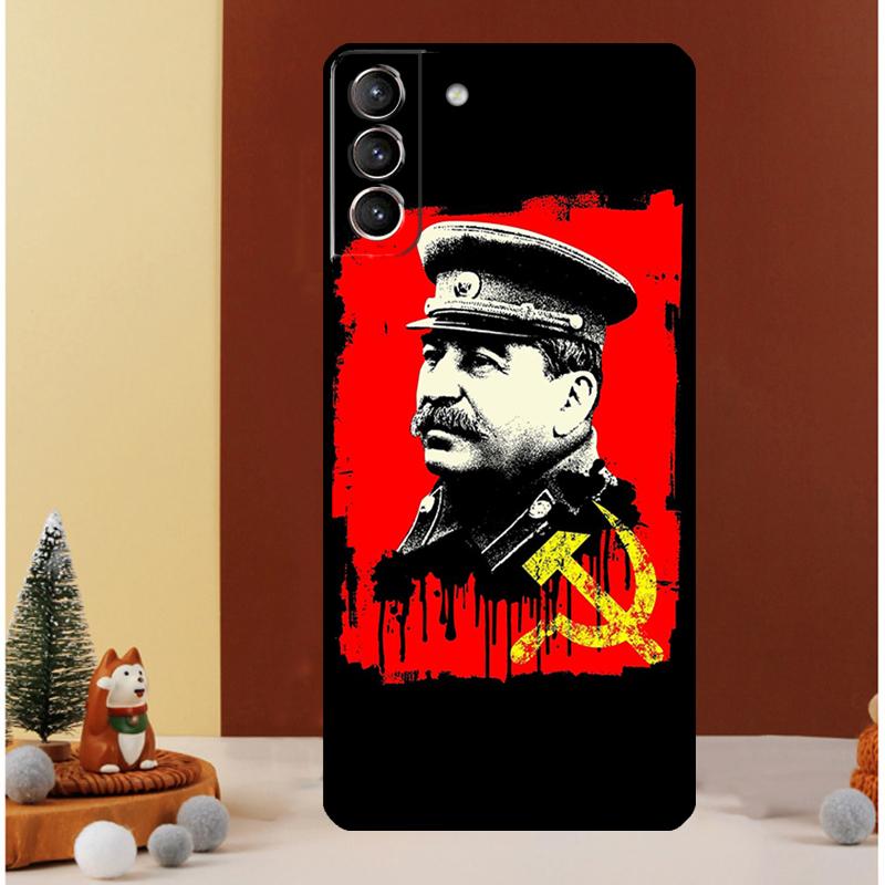 USSR Joseph Stalin Case For Samsung Galaxy S25 S26 Ultra S20 S21 S22 S23 S24 Ultra S10 Plus S25 FE Cover Funda