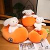 Новый кролик и редис машина медведь плюшевая игрушка животное тряпичная кукла подушка мультфильм девочка мультфильм дети рождественский подарок