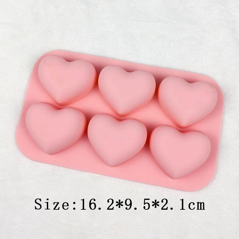 15 Hole Love Silicone Chocolate Mould Heart Biscuit Cake Decor Baking Tool Jelly Candy Mold Ice Tray Soap Resin Making Set Gifts