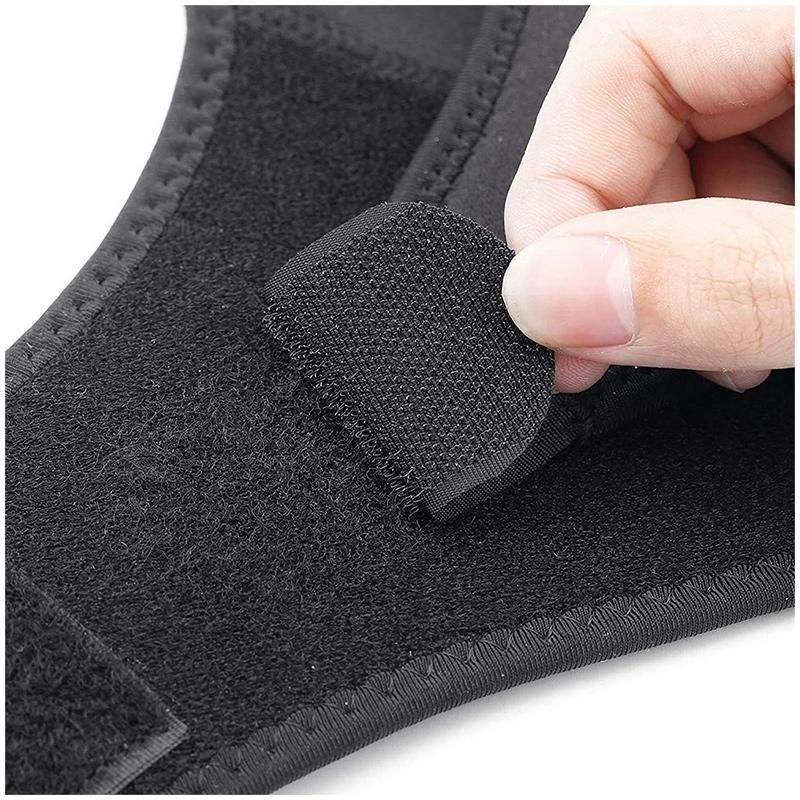 Регулируемый плечевой бандаж, дышащий спортивный плечевой ремень, может удерживать пакет со льдом или массажер, обертывание для облегчения боли в плечах