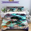 Powerful Anime Hero Print 3Pcs Bedding Setduvet Cover With 2 Bedropillowcase Home Birthday Gift