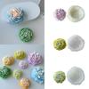 Flower Candle Silicone Mold for Handmade Desktop Decoration Gypsum Epoxy Resin Aroma Candle Mould for Home Decorations