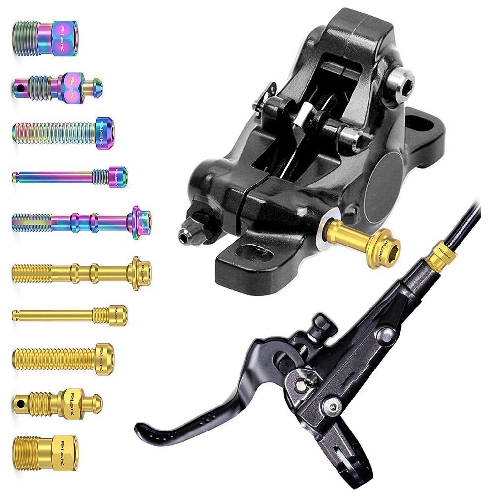 1 Set M4/M6/M8 Bicycle Oil Disc Screws Titanium Alloy Disc Brake Screws Cycling Supplies