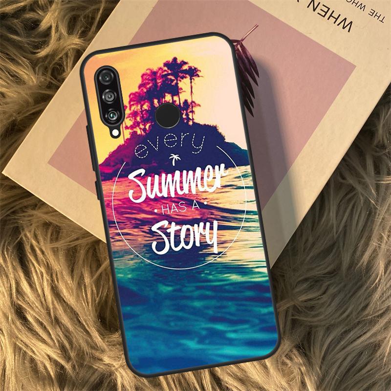 Любовь Лето Для Huawei Nova 11i 12i 3i 7i 8i 9 10 SE Y60 Y61 Y70 Y72 Y73 Y90 Y91 P20 P30 P40 Lite Чехол