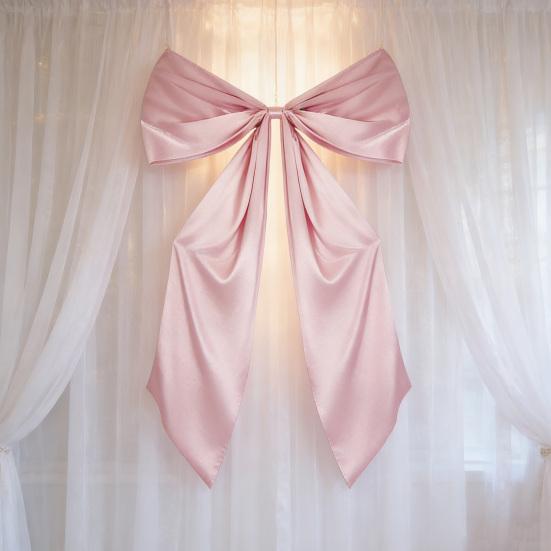 Галстук-бабочка Гладкий сатин Большой бант Декор Праздничное украшение Вечеринка Гостиная Спальня Сад