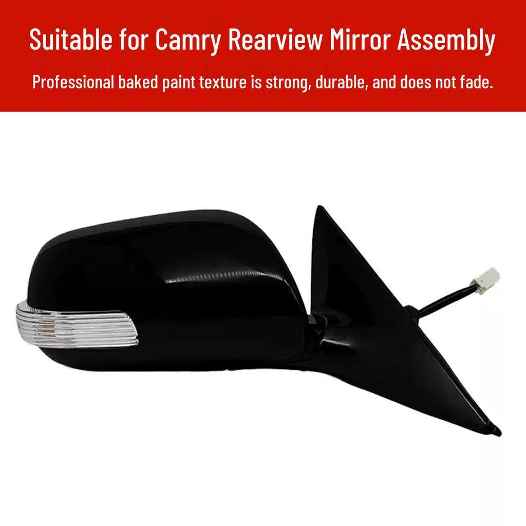Toyota Camry (06-13) Rearview & Side Mirror Assembly - 6th Gen, Left & Right Reflective Mirrors
