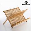 Égouttoir Vaisselle - CELLUSTOP - Pliable en Bambou - Ergonomique - Design Naturel - Ustensile Indispensable