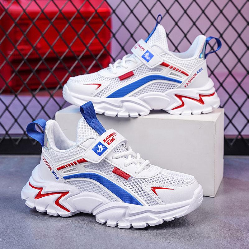 Vanmie повседневные кроссовки для детей летние сетчатые кроссовки обувь для ходьбы кроссовки для мальчиков и девочек дети белые туфли