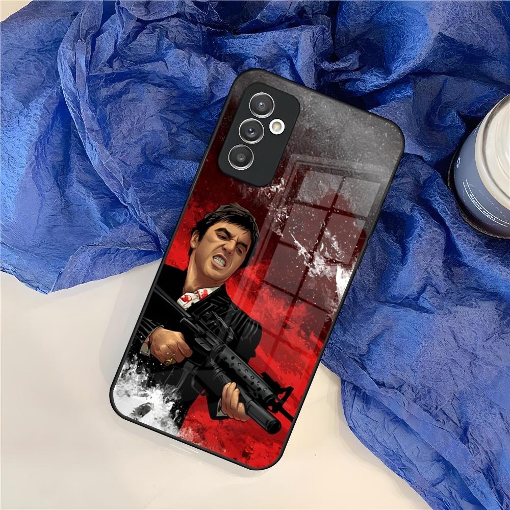 Чехол для телефона Scarface Godfather Tony Montana для Samsung Galaxy S26 S25 S24 S30 S21 S23 S20 S22 Fe Pro Edge Ultra Plus стеклянная крышка