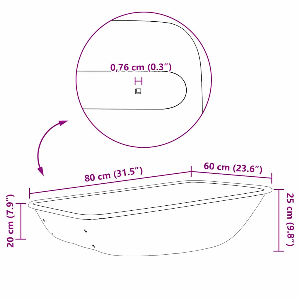 Replacement Scoop for Wheelbarrow Silver 80 x 60 x 25 cm Steel