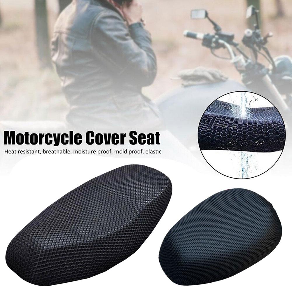 Motorcycle 3D Mesh Fabric Anti-skid Pad Scooter Seat Summer Seat Cover Electric Cushion New Covers Bike Net Breathable Cover