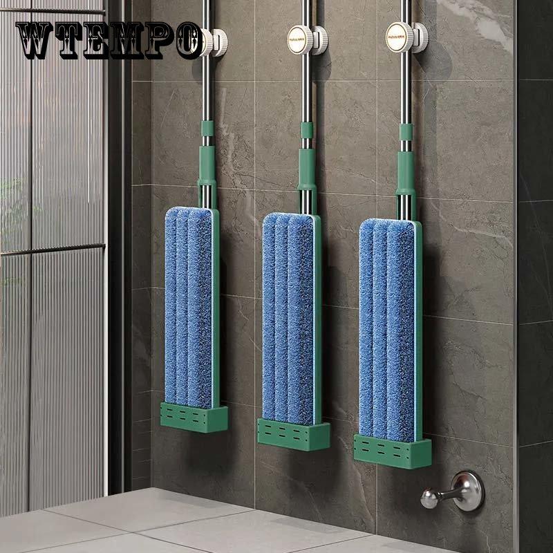 Плоская швабра без рук. Швабра для очистки и мытья полов. Артефактная швабра для ленивых. Бытовая швабра для влажной и сухой уборки. Швабры для мытья полов. Инструменты для уборки дома.