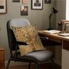 Gustav Klimt Tree Of Life Pillow Cover Art Nouveau Gold Print Classic Painting Cushion Case For Sofa Bed Couch