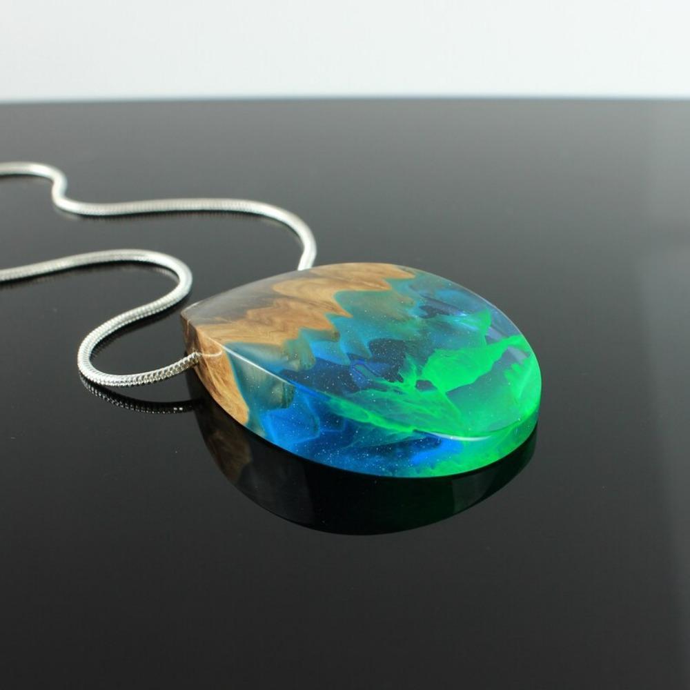 Подвеска из смолы JMXD-log, звездный свет, полярное сияние, пара, подарок на день рождения, праздник.