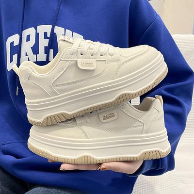 2024 Весна и Осень Новые Женские Повседневные Туфли Женские Молодежные Трендовые Повседневные Туфли в Студенческом Стиле Модные и Удобные Маленькие Белые Туфли