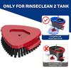 Home Times 1/2 Pcs Upgraded Spin Mop Replacement Scrub Brush Compatible with O-Cedar 2-Tank RinseClean for Kitchen Deck Cleaning
