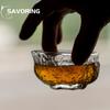 Japanese Hammer Pattern Heat-resistant Tea Cup Transparent Glass Master Cup Personal Cup Household Kung Fu Tea Wine