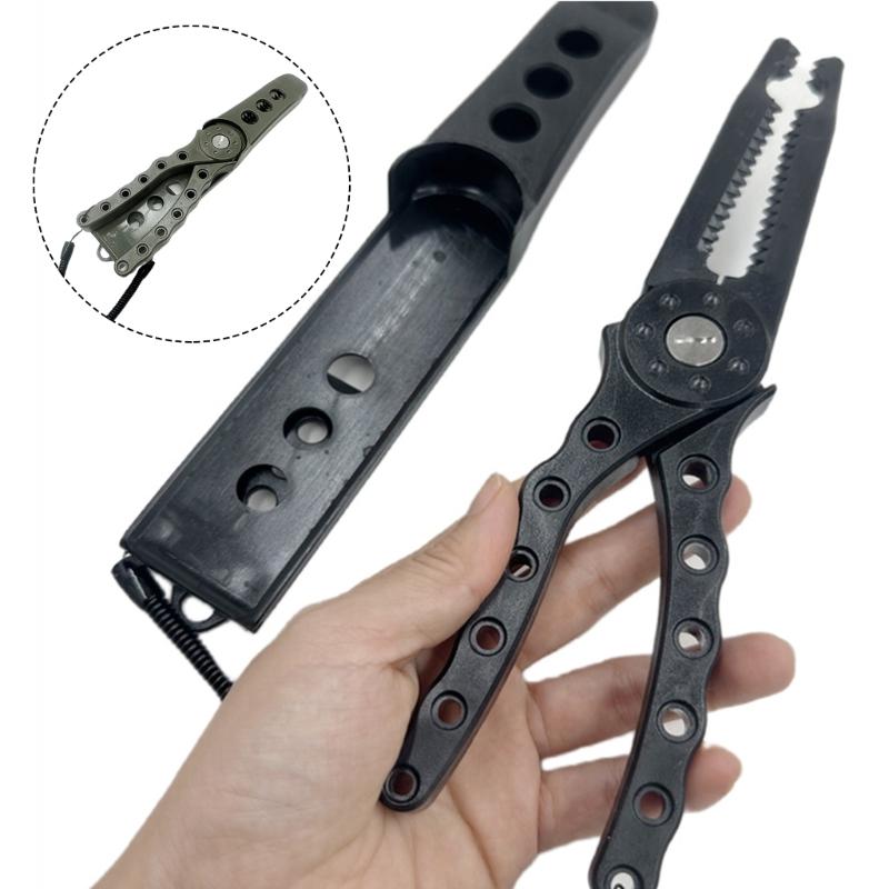 Рыболовные плоские пинцеты Рыболовные контроллеры Плоскогубцы Нескользящий захват для губ рыбы