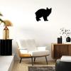 Силуэт кошки мэнской породы – элегантное металлическое украшение, подвесное настенное искусство, домашний декор и металлическое искусство для Мура