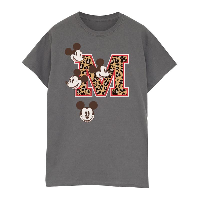 Mickey Mouse Womens/Ladies M Faces Cotton Boyfriend T-Shirt