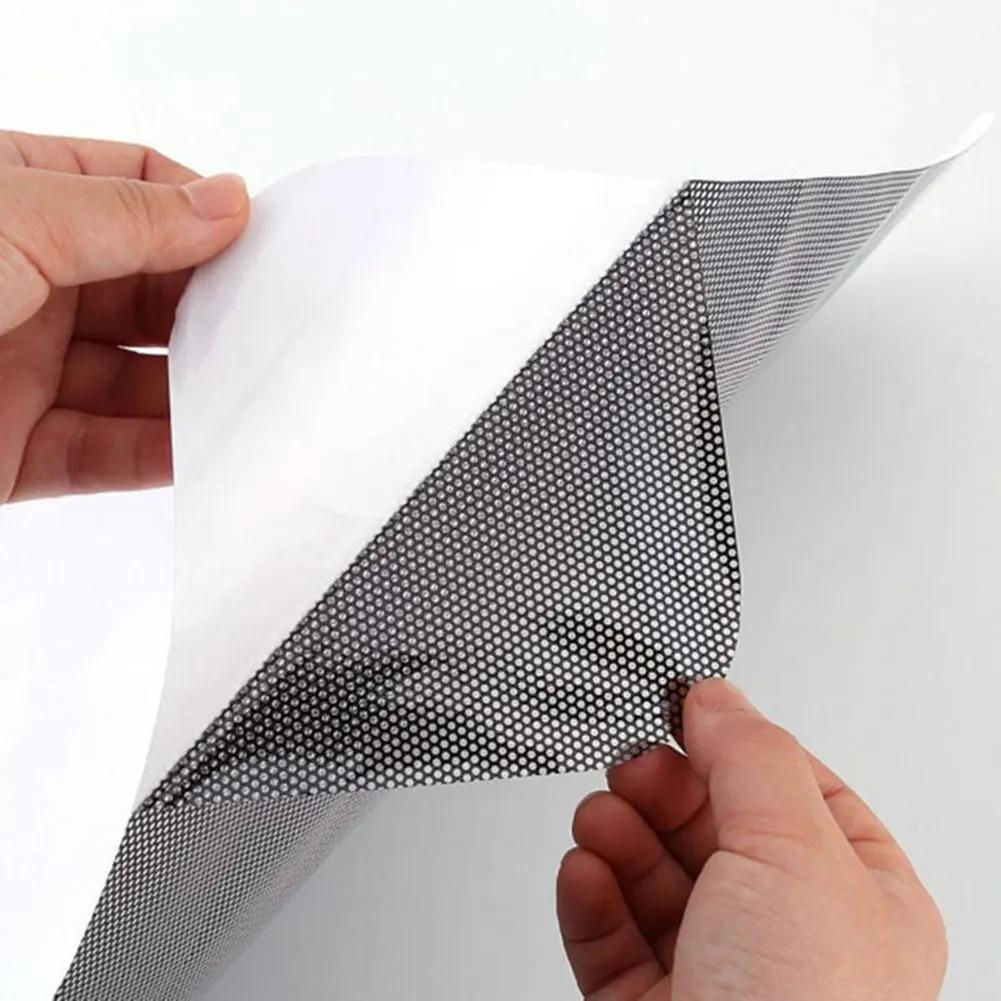 2PCS Car Styling PVC Car Side Window Sunshades Electrostatic Sticker Sunscreen Film Decal Car Sun Shade Cover Car Curtain Blinds