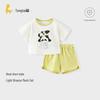 TONGTAI Infant Summer Mesh Short Sleeve Top & Shorts Set