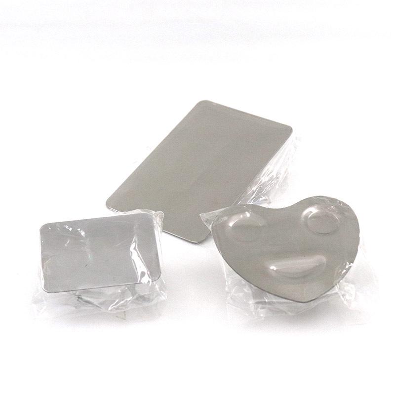 В наличии набор колец-палитр для смешивания макияжа из нержавеющей стали