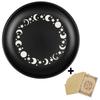 5.5inch Decorative Jewelry Dish Moonphase Decorative Tray Multiple Use Storage Plate for Crystal Sage Ritual Incense Holder Tray