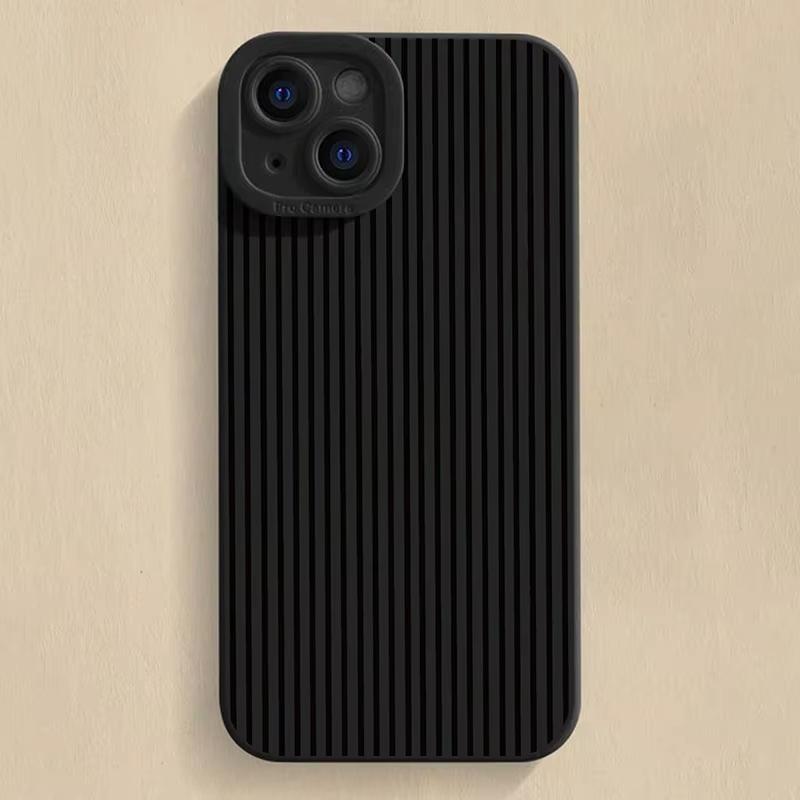 Phone Case For Samsung Galaxy S25 Ultra S26 S24 S23 FE S22 Plus S21 S20 A54 A55 A35 A15 Pink Striped Painted Silicone Soft Cover