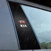 2Pcs Car Logo Center Pillar Protective Film Anti-scratch 3D Sticker Decal For KIA Cerato Sportage R K2 K3 K5 K6 K7 K8 RIO 3 4 Sorento Picanto