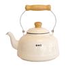 Fuji Enamel Beams Simple Enamel Kettle White 2.3L BMS-2.3K/W