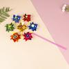 Colorful Diy Sequins Windmill Wind Spinner Home Garden Yard Decoration Kids Toy