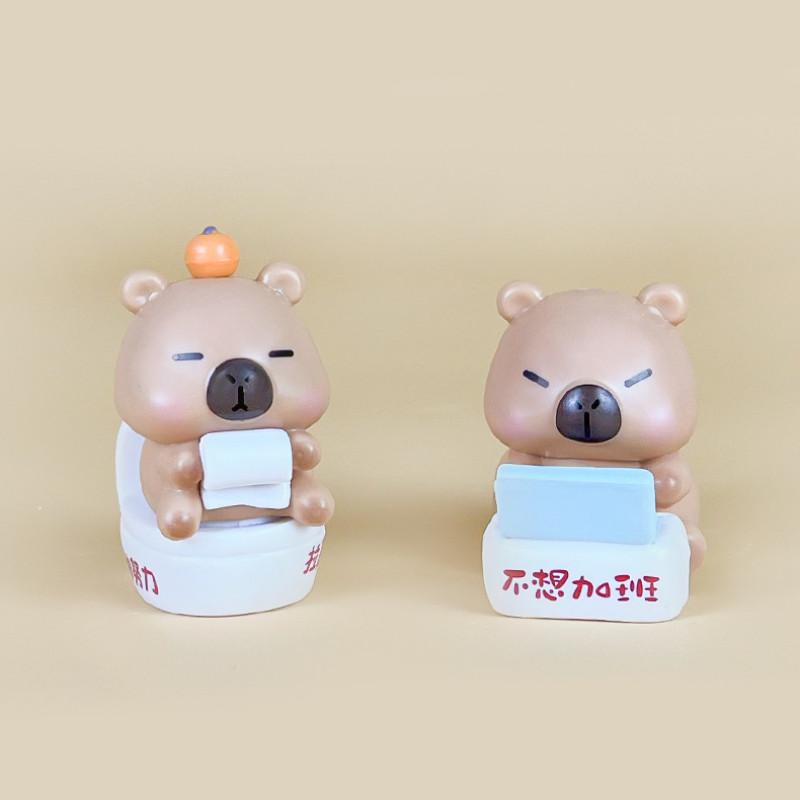 Капибара Blind Box Коллекционная фигурка из ПВХ для фанатов аниме