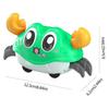 Игрушка Ползающий Краб для Игр на Животике, Сенсорная Ходячая Танцующая Игрушка, Двойная Сила Ползания и Ходьбы, Развивающий Подарок для Младенцев и Малышей