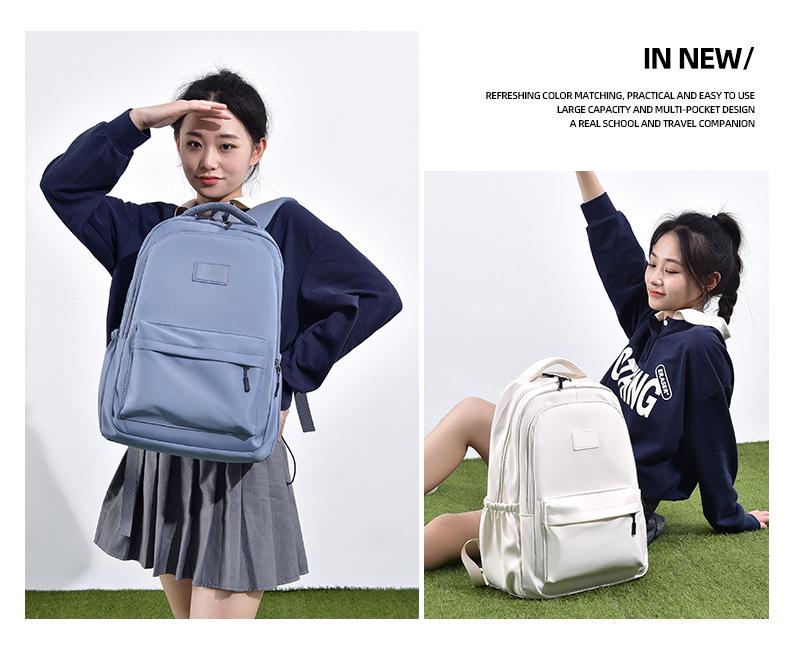 Корейский большой емкости водонепроницаемый Оксфорд школьный рюкзак для девочек