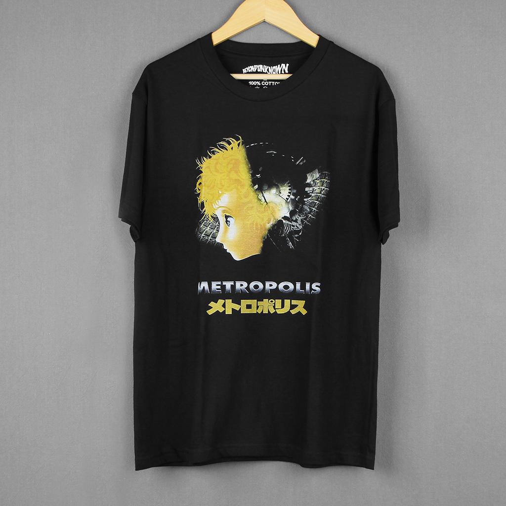 Metropolis T-Shirt Japanese Anime Katsuhiro Ohtomo Osamu Tezuka Memories Classic Fit Men Women Short Sleeves Top Shirt