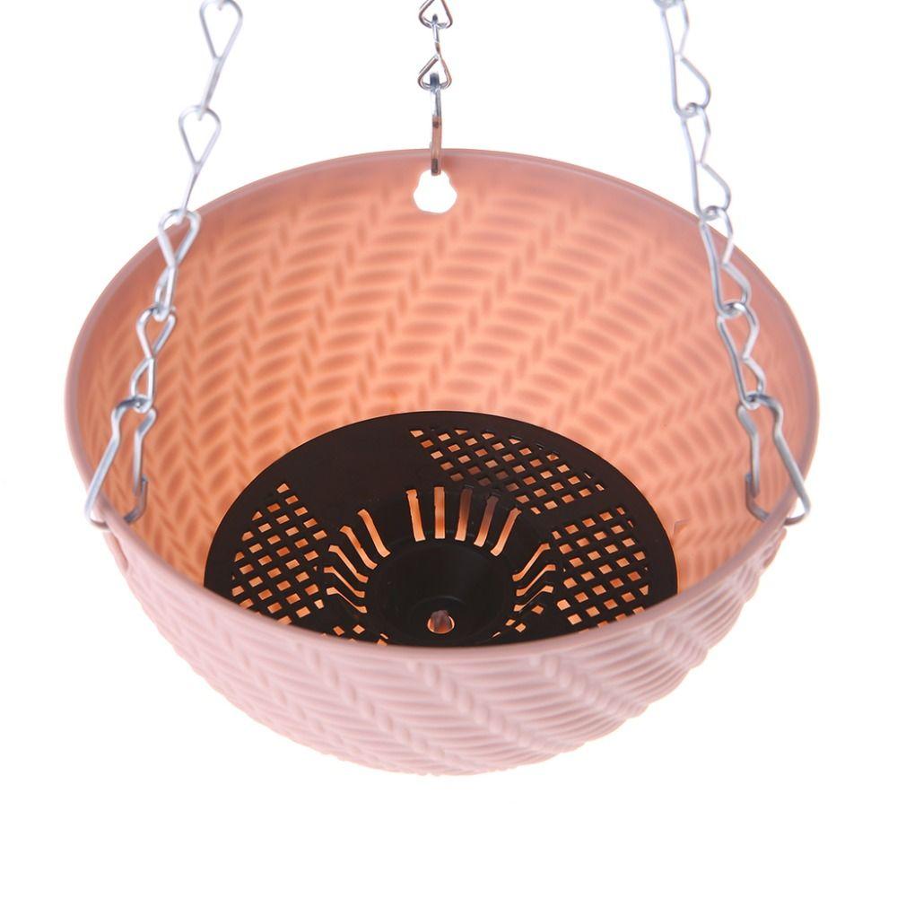 Plant Garden Decoration Bracketplant Rattan Pattern Chains Flowerpot Flower Pots Hanging Basket