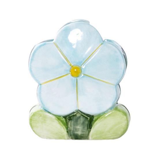 Керамическая подставка для ручек в виде цветка Милая настольная офисная коробка для хранения Полка для канцелярских товаров Многофункциональная