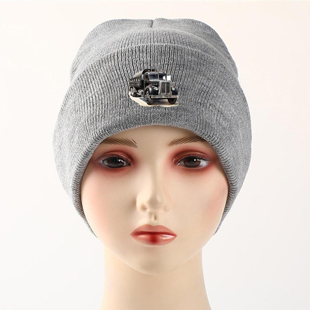 Реалистичная вязаная зимняя шапка-бини с пикапом, шапка-череп, универсальный осенний головной убор, вязаная шапка-бини