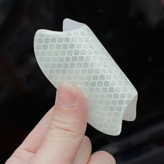 Car Door Handle Bowl Sticker Luminous Strip Protector Anti Scratch Film Sticker