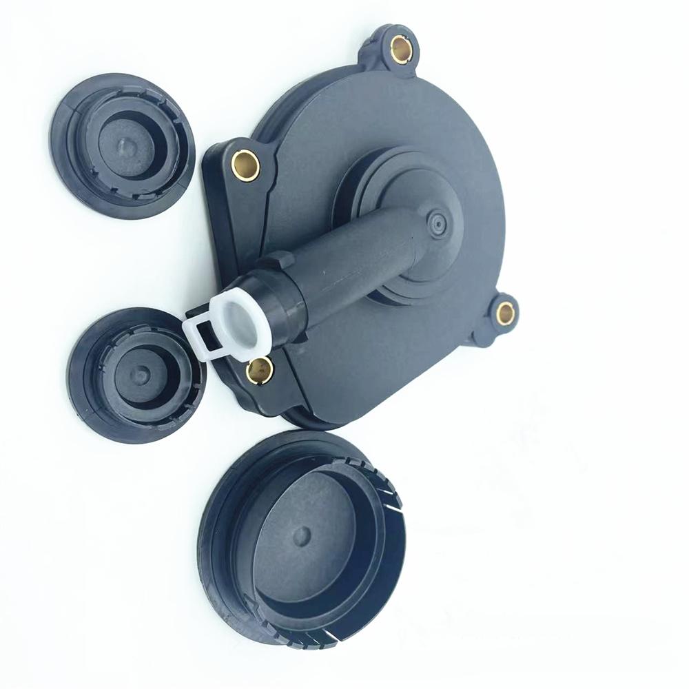Oil Separator Crankcase Vent Valve PVC Breather Cover & Plugs for Mercedes M272