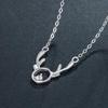 S925 Sterling Silver Antler Diamond Necklace - Women's Christmas Gift, Fashion "Always with You" Clavicle Chain for Girls.