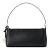 MICHAEL KORS shoulder bag Carson brand logo zipper closure Pebbled solid color adjustable removable strap letter charm cowhide leather small size