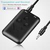 3.5mm Audio Wireless Bluetooth 4.2 Transmitter Receiver Adapter 2 In 1 Stereo Audio Music Adapter Cable for TV Car Speaker