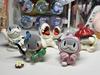 Новая оригинальная фигурка Sharkitty Серия Ver.1 с флоковым покрытием Кавайное животное Коробка-сюрприз Декор для стола Украшение Подарок на день рождения