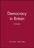 Книга Democracy In Britain : A Reader