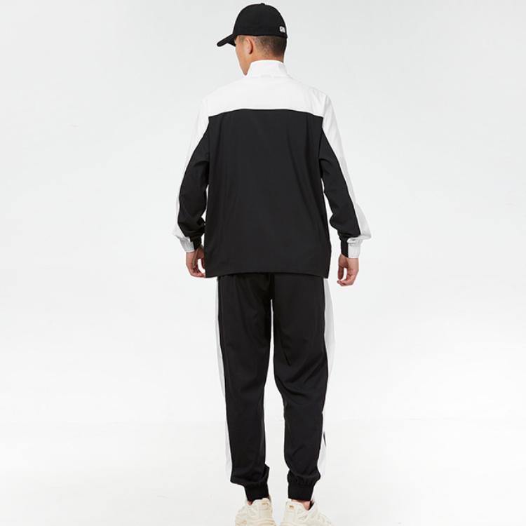 Puma Повседневный спортивный тканый футбольный беговой тренировочный комплект для мужчин черный 521043-01