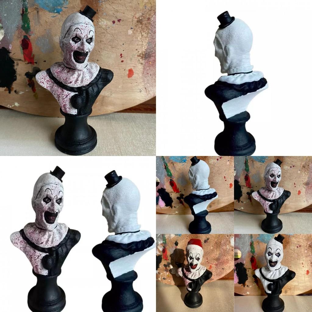 Фигурка Клоуна Арта Поразительная Скульптура из Смолы Для Хэллоуинских Вечеринок И Подарочных Мероприятий