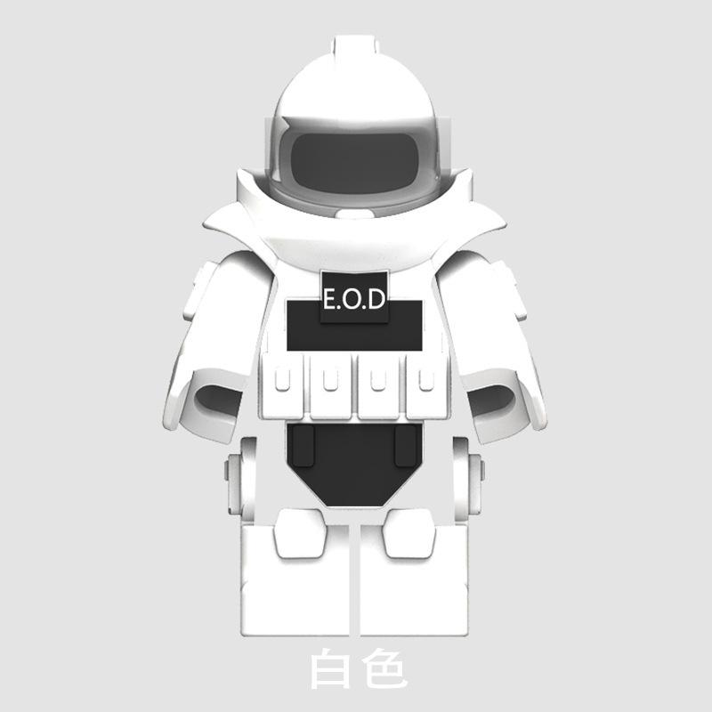 World War Ii Building Block Doll Military Toy Accessories Parachute Weapon Piece Equipment