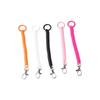 Keychain Lanyard Stretchy Key Ring Anti-lost Lobster Clasp Keyring Stretch Spring Coil Key Hooks